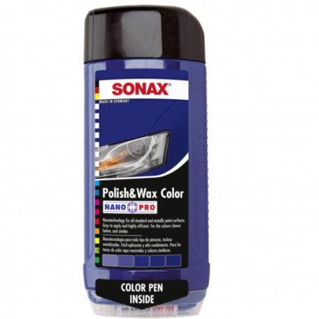 پولیش و واکس آبی سوناکس SONAX Polish & Wax Color Blue